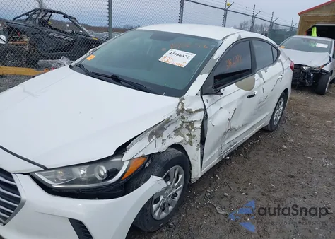 2017 Hyundai Elantra Se из США, поврежденный, VIN 5NPD74LF8HH127677